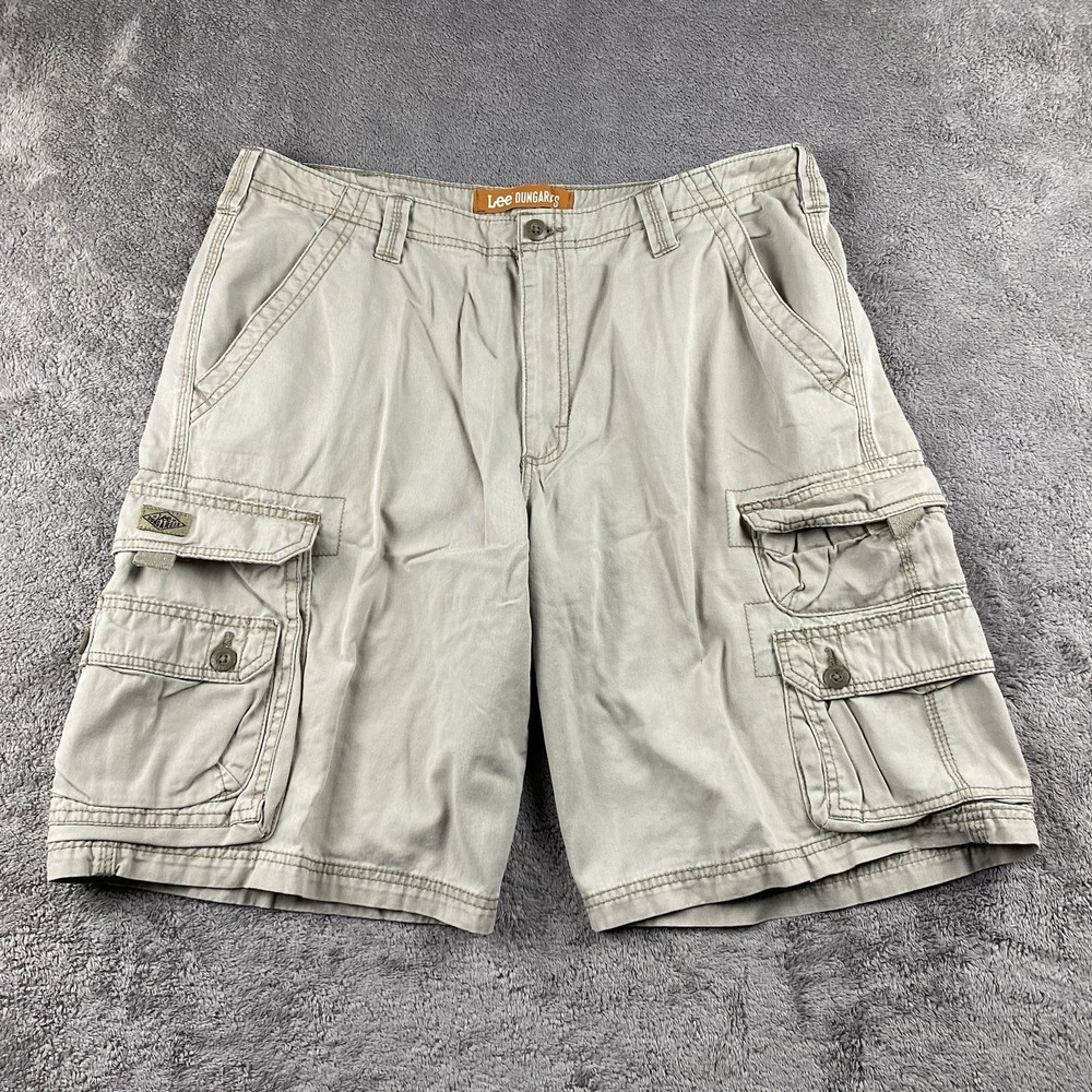 Lee Dungarees‎ Cargo Shorts Mens 36 Khaki Beige